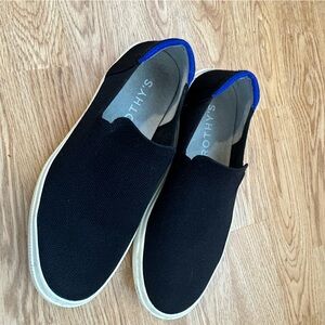 Rothy Black City Slip-On Sneakers